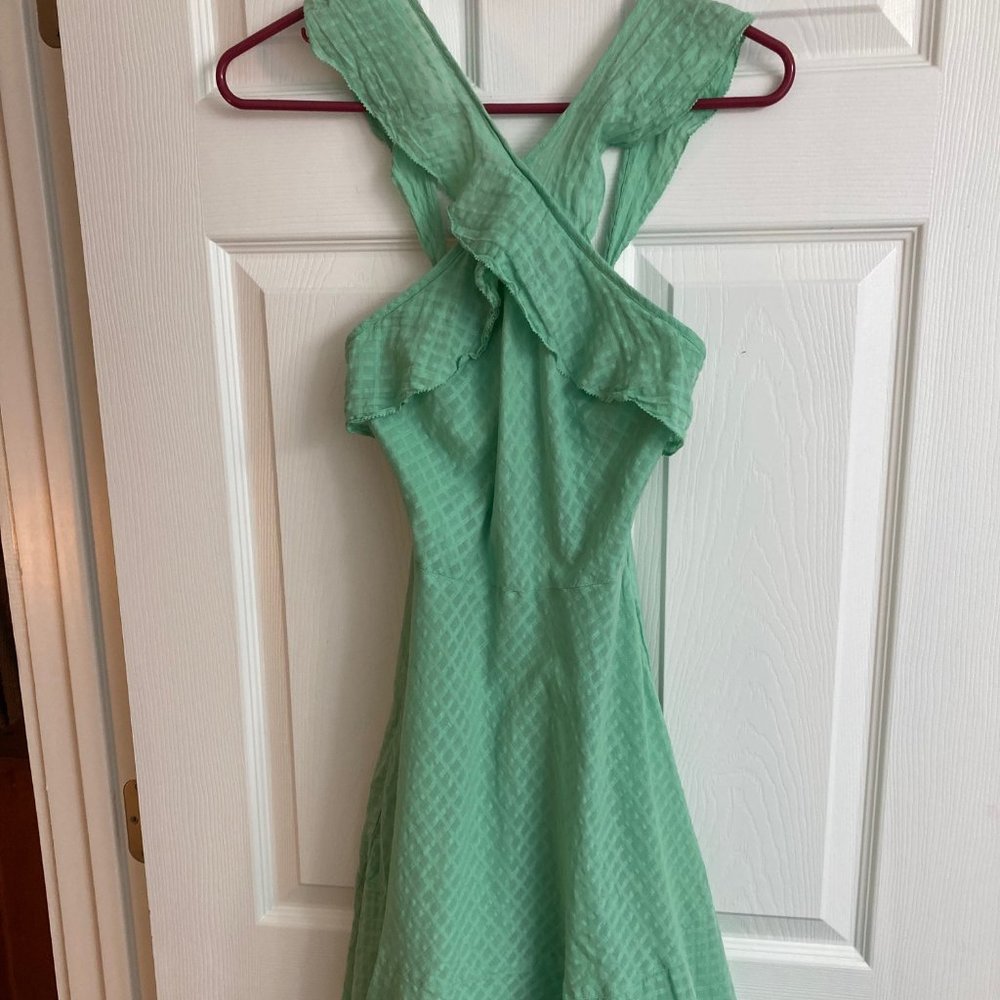 Summer Dress, Kelly Green, Banana Republic